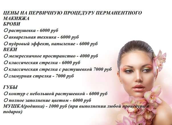 Картинки для прайса перманентного макияжа